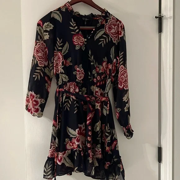 Jessica Simpson | Dresses | Jessica Simpson V Neck Black Iris Long Sleeve Dress Size Small | Poshmark Jessica Simpson | Dresses | Jessica Simpson V Neck Black Iris Long Sleeve Dress Size Small | Poshmark